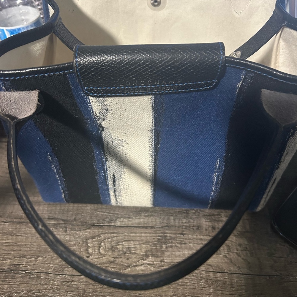 Longchamp striped canvas tote - Picture 8 of 15